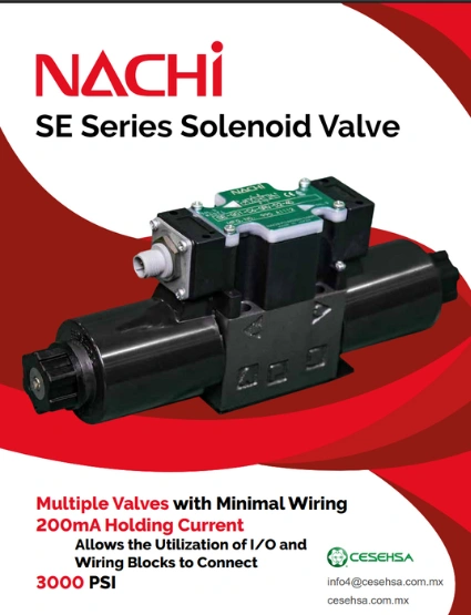 Brochure de la Serie SE de valvulas de solenoide