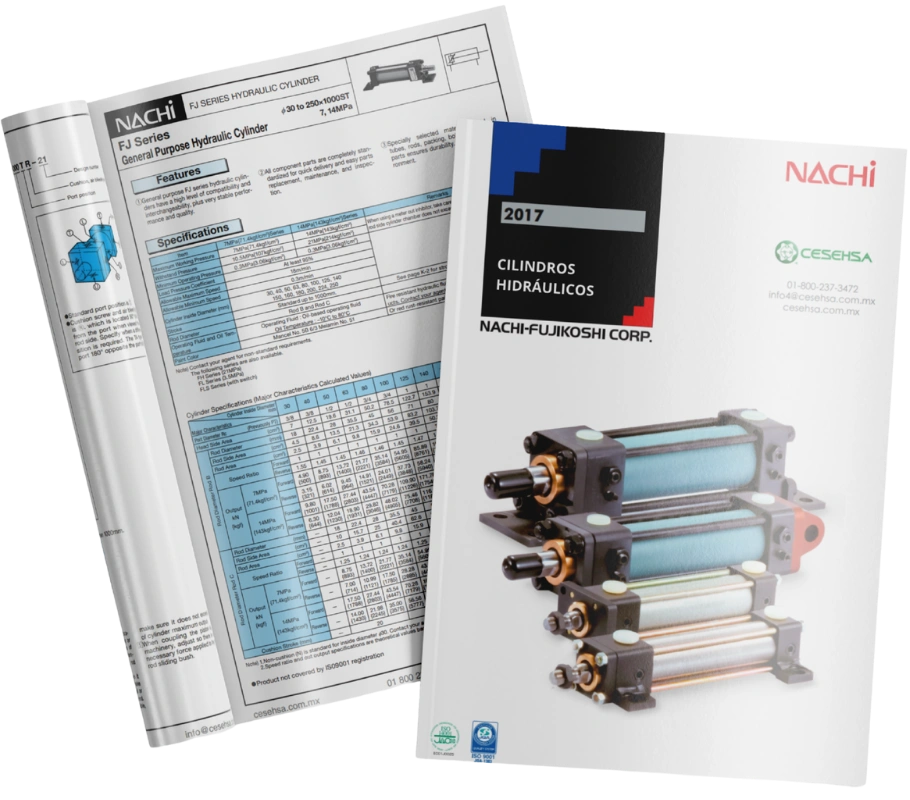 Catalogo Completo PDF Cilindros Hidraulicos Nachi