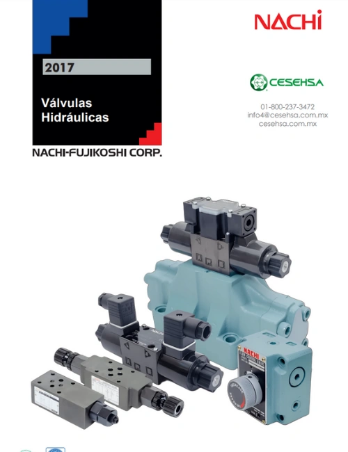 Catalogo completo de Valvulas Hidraulicas Nachi