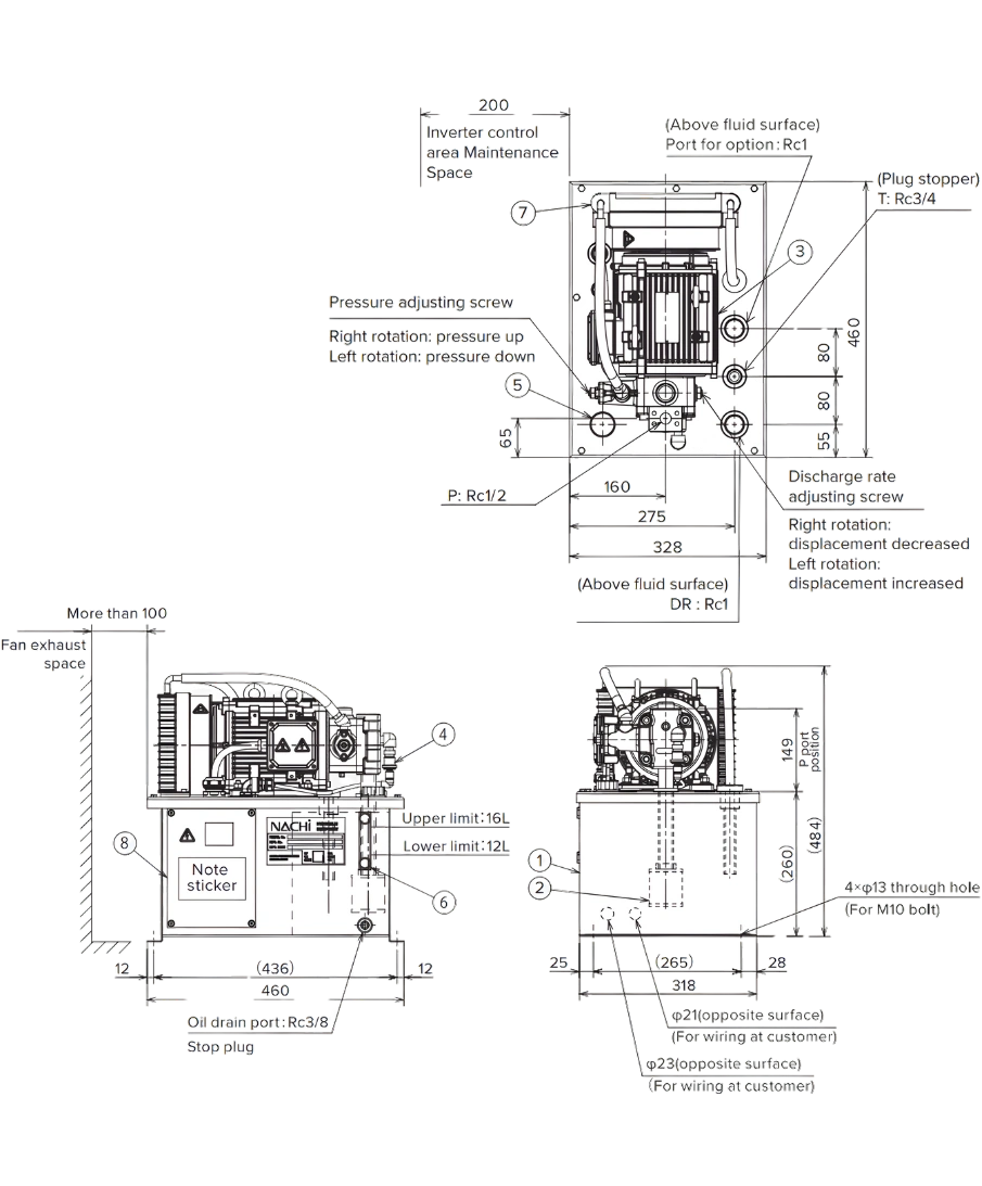 Características de Unidades Hidráulicas Personalizadas CESEHSA